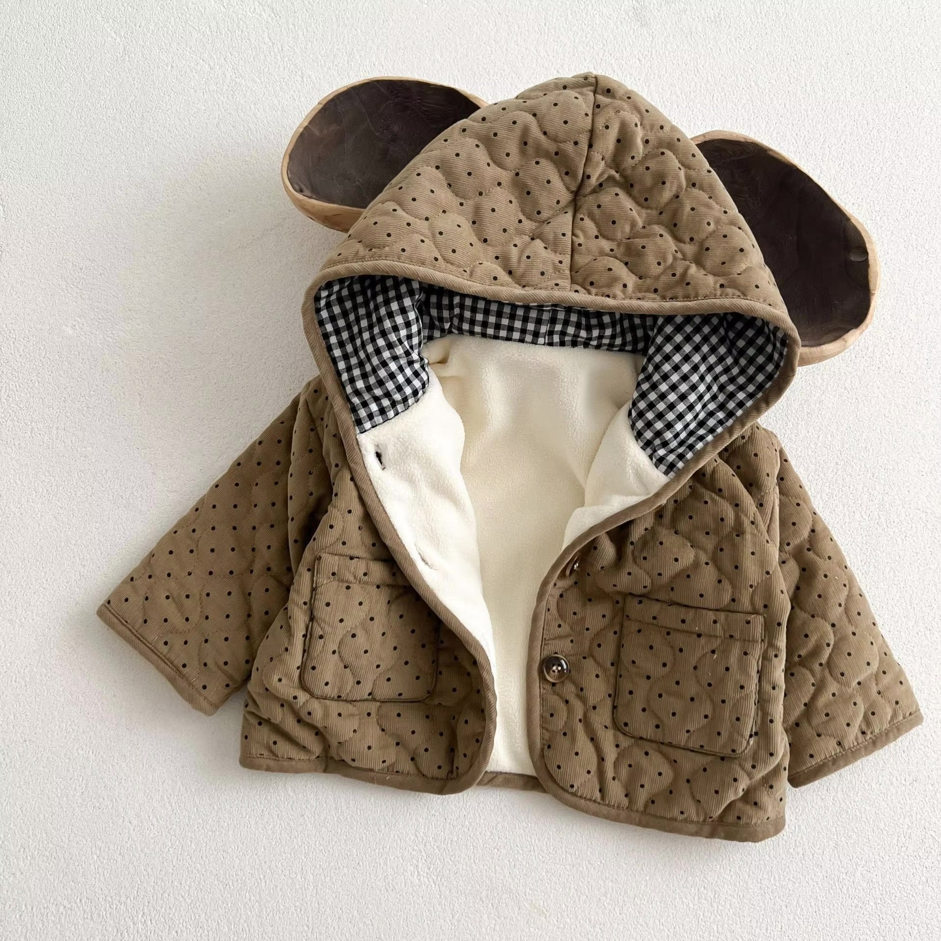 Quilted hooded jacket CLARA